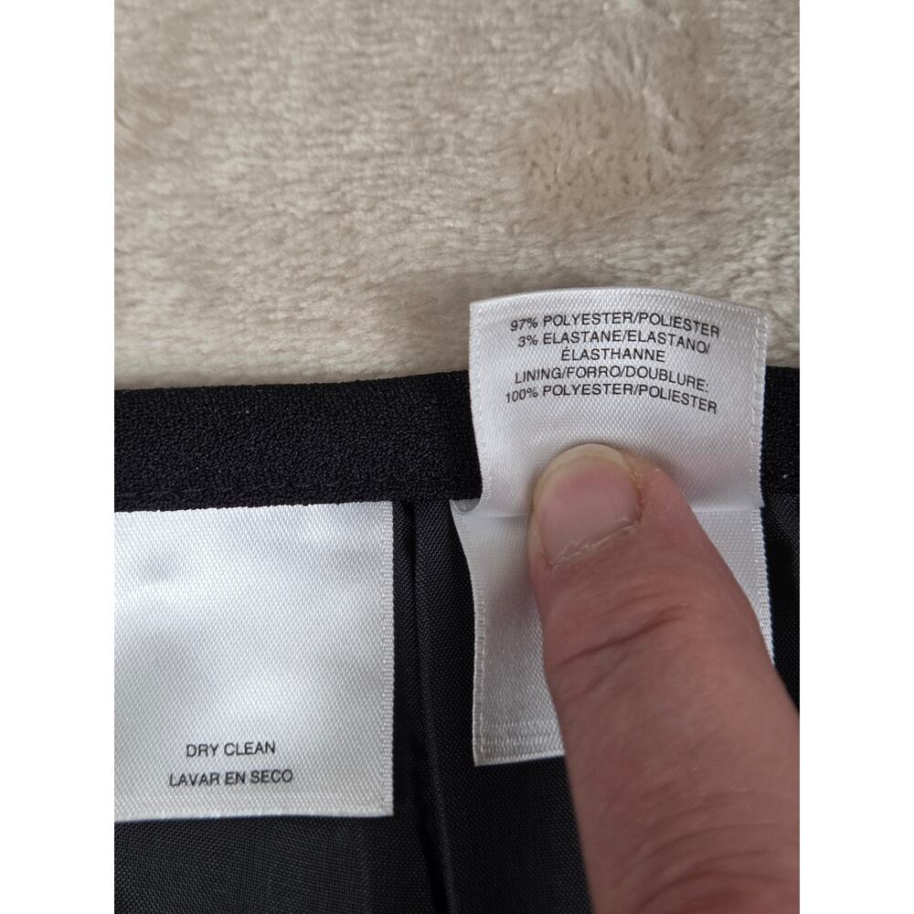 Kasper Long Black Pencil Skirt - Picture 6 of 8